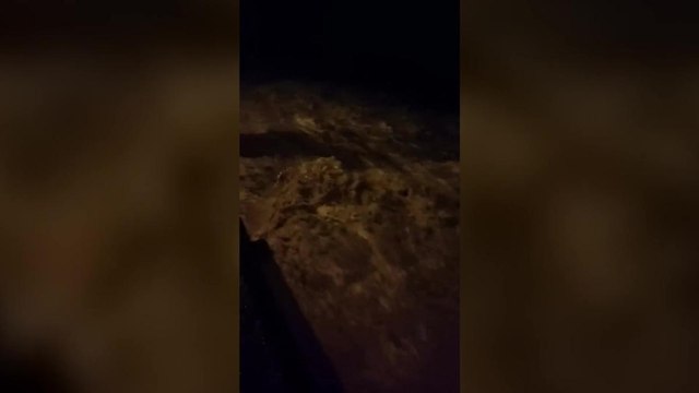 Val Brembana, la piena del Brembo fa paura