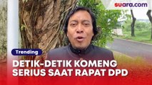 Biasa Bercanda, Detik-detik Komeng Serius saat Rapat DPD Bikin Kaget Warganet