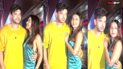 Tejasswi Prakash और Karan Kundrra ने Date Night पर Paps के साथ की खूब मस्ती  । Filmibeat