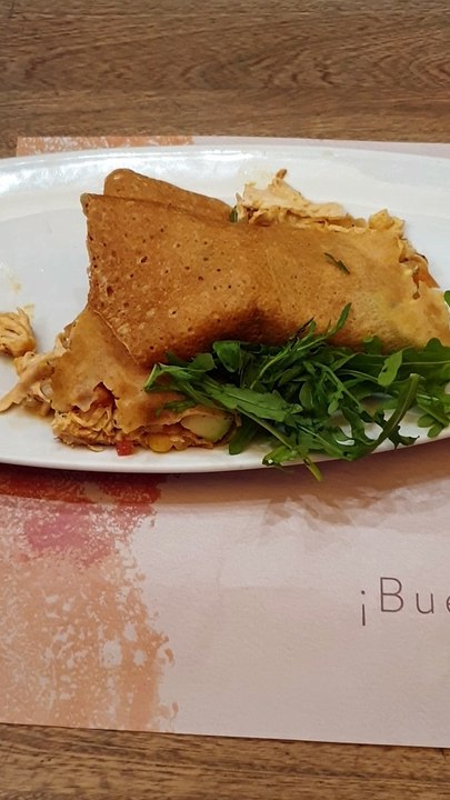 Crepes & Waffles in Bogota Airport 