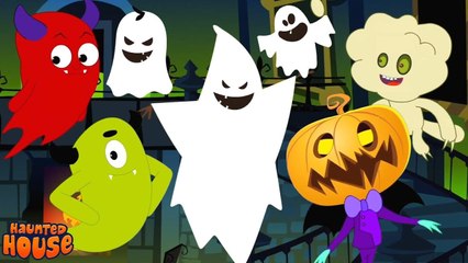 Twelve Little Ghost, Halloween Nursery Rhymes for Kids by Haunted House