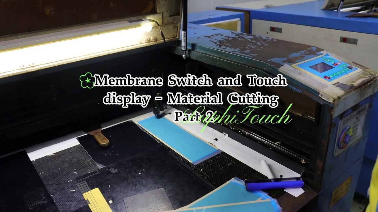 Membrane Switch and Touch display - Material Cutting Part 2 #Membrane Switch #Membrane Keypad #Touchscreen Panel #Capacitive Switches