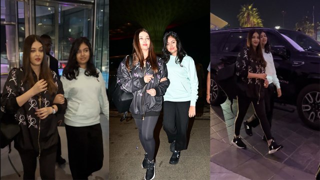 Aishwarya Rai Bachchan With Aaradhya Bachchan Again Left For IIFA 2024, Public Troll...|