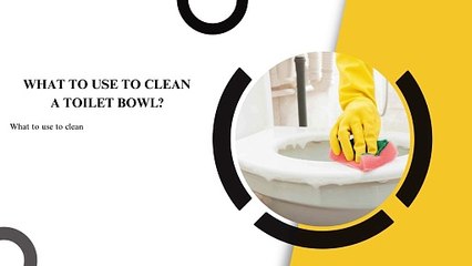 How to Easily Clean  Stains from a Toilet Bowl Using Vinegar & Baking Soda