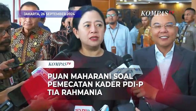 Respons Puan Maharani soal Pemecatan Kader PDI-P Tia Rahmania