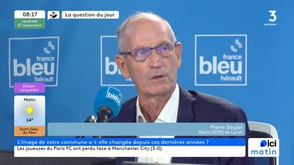 Pierre Soujol, le maire de Lunel