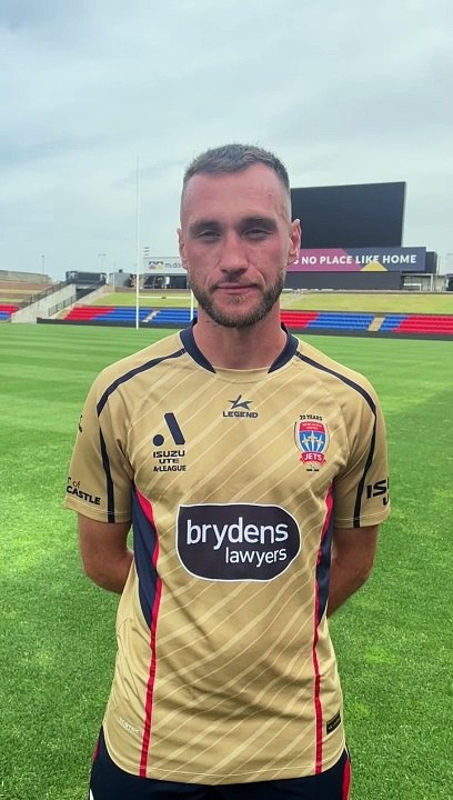 Jets defender Alek Susnjar, Newcastle Herald, September 27, 2024