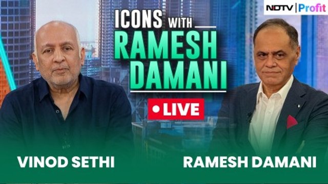 Icons With Ramesh Damani | Vinod Sethi | NDTV Profit