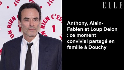 Anthony, Alain-Fabien et Loup Delon : ce moment convivial partagé en famille à Douchy