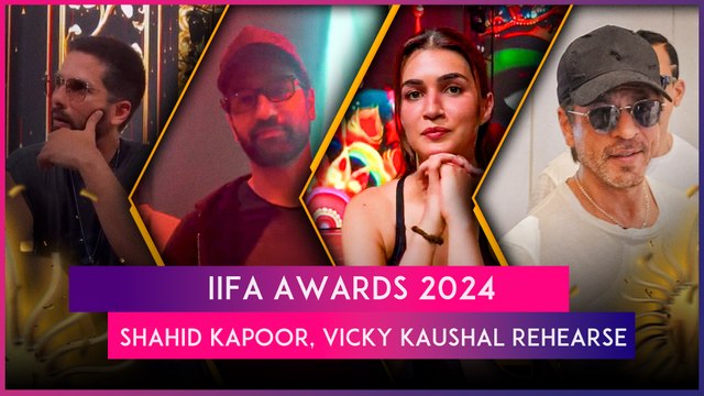IIFA Awards 2024: Shah Rukh Khan’s Dashing Look; Vicky Kaushal, Shahid Kapoor's Dance Rehearsals