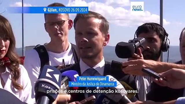 Ministro da Justiça dinamarquês visita prisão do Kosovo que vai receber 300 reclusos da Dinamarca