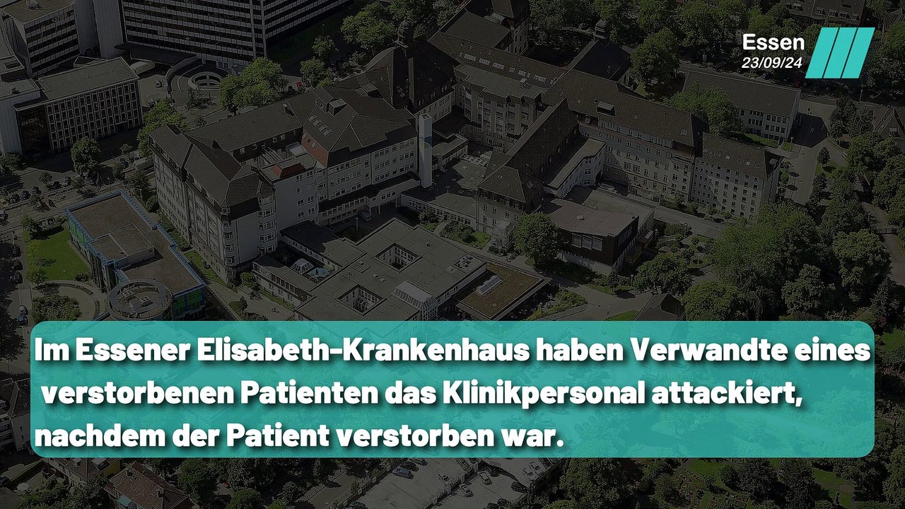 Angriff auf Krankenhausmitarbeiter in Essen