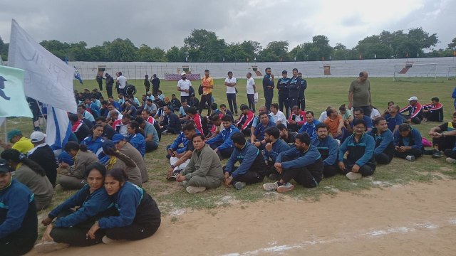 इंदिरा गांधी खेल स्टेडियम में राज्य स्तरीय सिविल सेवा खेल प्रतियोगिताएं शुरू