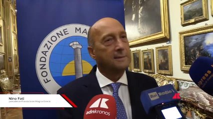 Premio Magna Grecia, Foti: "Ritrovare la forza del passato potrebbe essere vitale per la nostra gente"