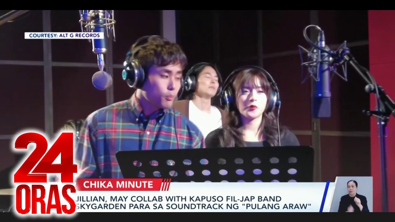 Collab nina Jillian Ward at Skygarden para sa soundtrack ng "Pulang Araw"; Upcoming projects ni Gabby Concepcion  atbp | 24 Oras