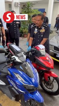 Penang cops nab two suspects linked to six robberies in Seberang Perai