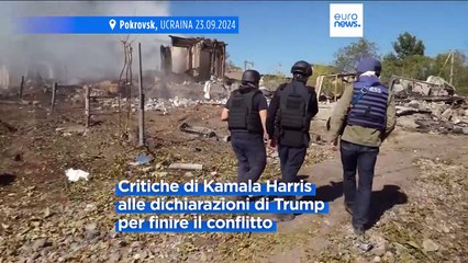 Ucraina, Harris contro la proposta di Trump di cedere territori a Mosca