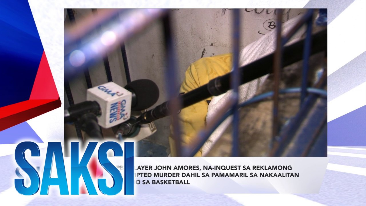 SAKSI RECAP: PBA player John Amores, na-inquest sa reklamong attempted murder dahil sa pamamaril sa nakaalitan umano sa basketball (Originally aired on September 26, 2024)