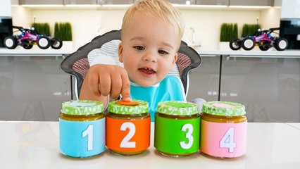 Learn numbers 1-10 with Vlad & Niki and baby Chris