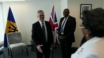 Keir Starmer holds bilat with Barbados PM