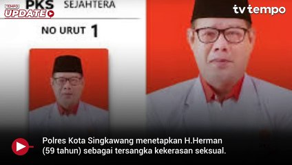 Tersangka Pencabulan Herman Masih Jadi Anggota DPRD Singkawang
