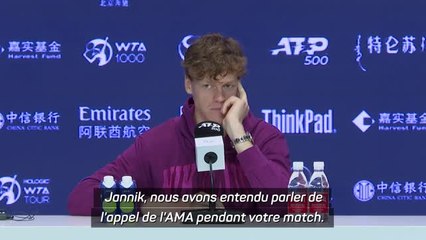 ATP - Sinner : “Très déçu et surpris par l’appel de l’AMA”