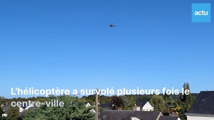 Sarthe : que faisait cet hélicoptère de combat au dessus du centre-ville de La Flèche