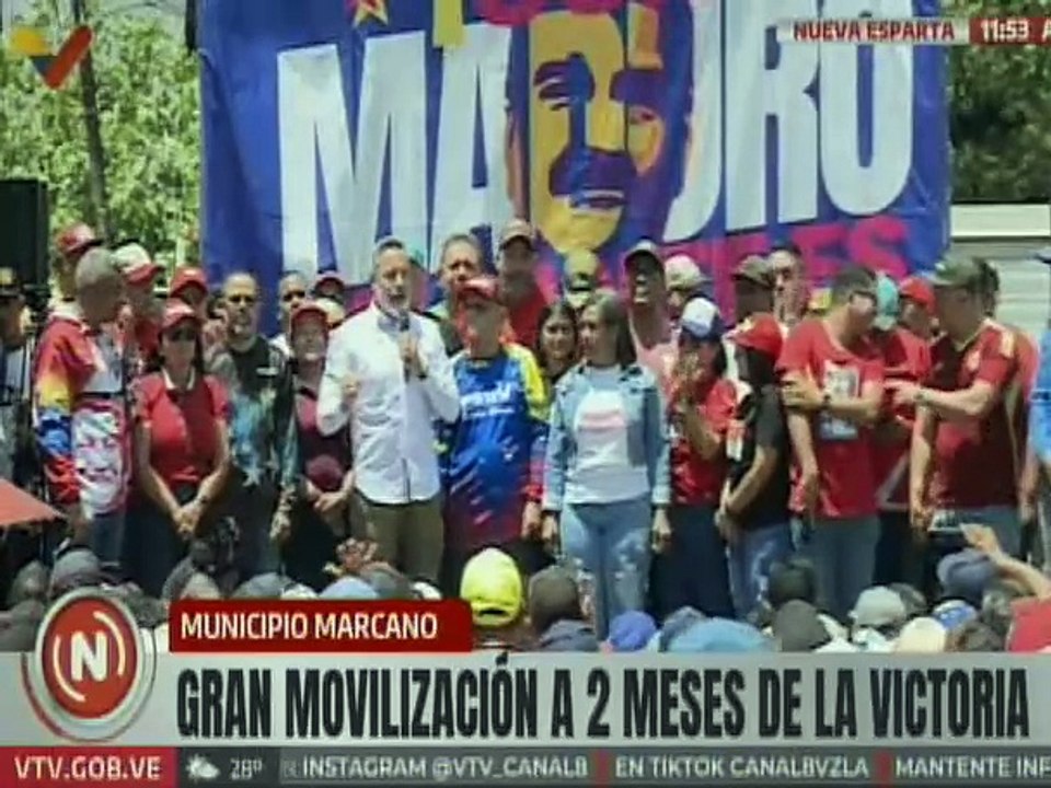 Neoespartanos marchan en apoyo al presidente Nicolás Maduro a 2 meses de la victoria