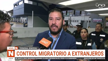 Scz control migratorio a extranjeros en hoteles y terminales