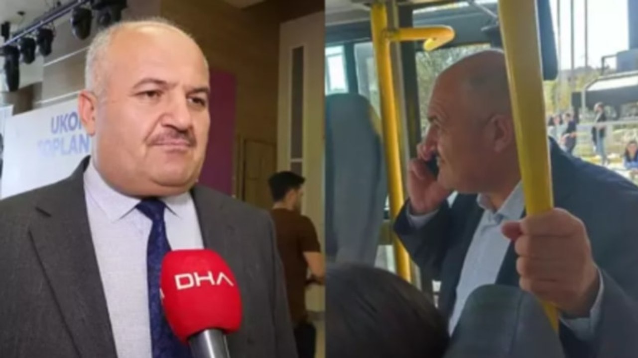 Eyüp Aksu da taksi bulamadı minibüs yolculuğunu böyle savundu