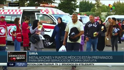 Civiles libaneses huyen hacia siria por actual agresión israelí