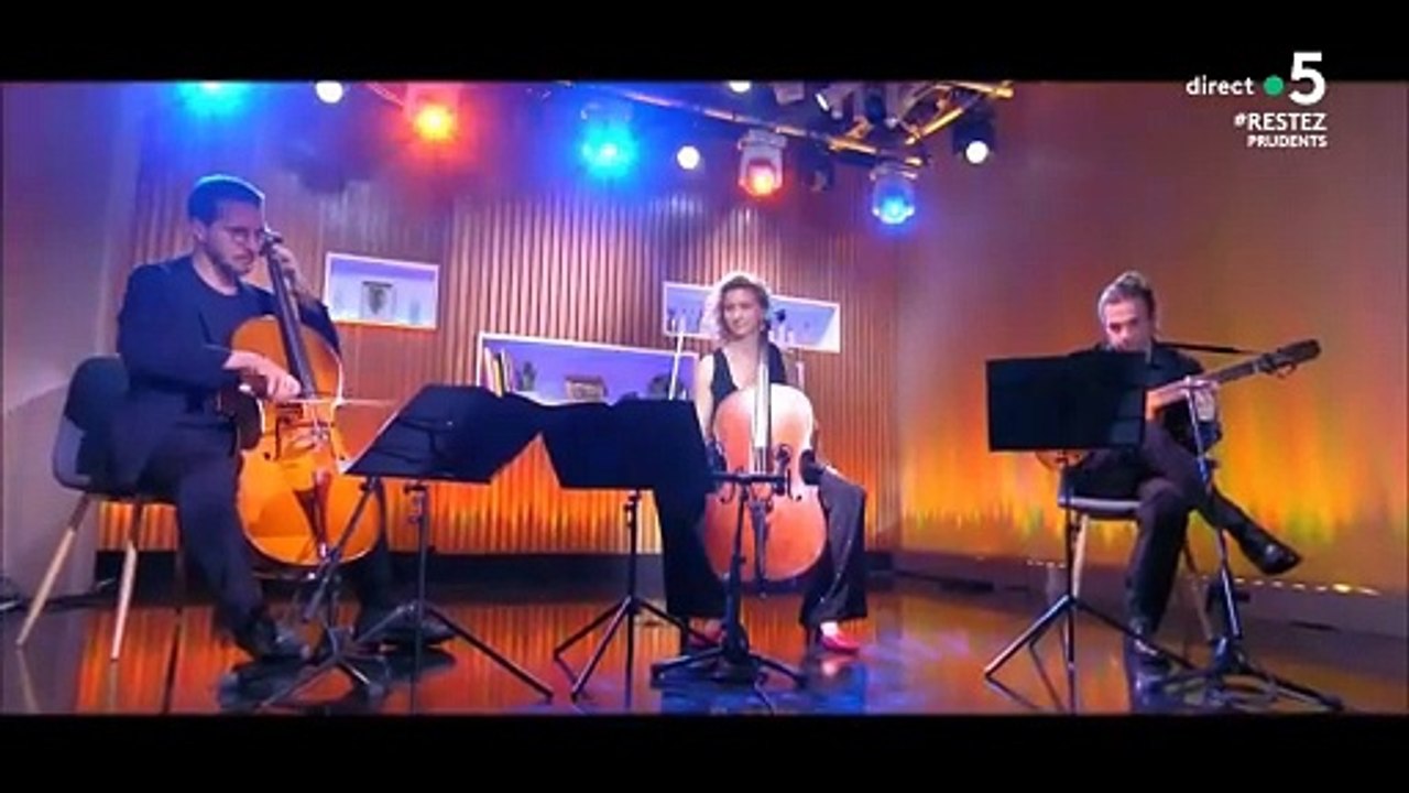 Le live : Ophélie Gaillard « Concerto pour violoncelle RV416 » de Vivaldi - C à Vous - 27/05/2020