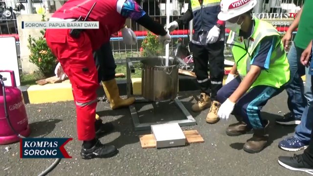 Peduli Lingkungan AFT DEO Sorong Kelola Sampah Plastik Bernilai Ekonomi