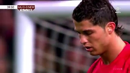 The First HATTRICK Cristiano Ronaldo Scored For Manchester United