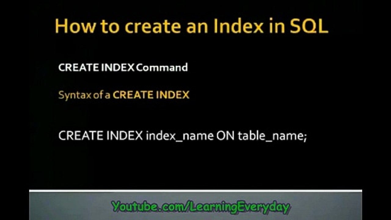 What SQL indexes are and why they are important