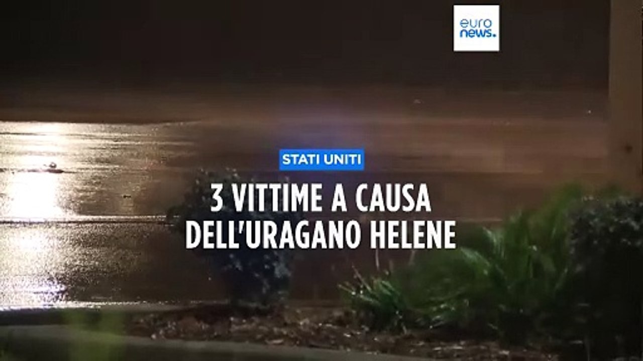Usa: uragano Helene declassato a tempesta tropi...