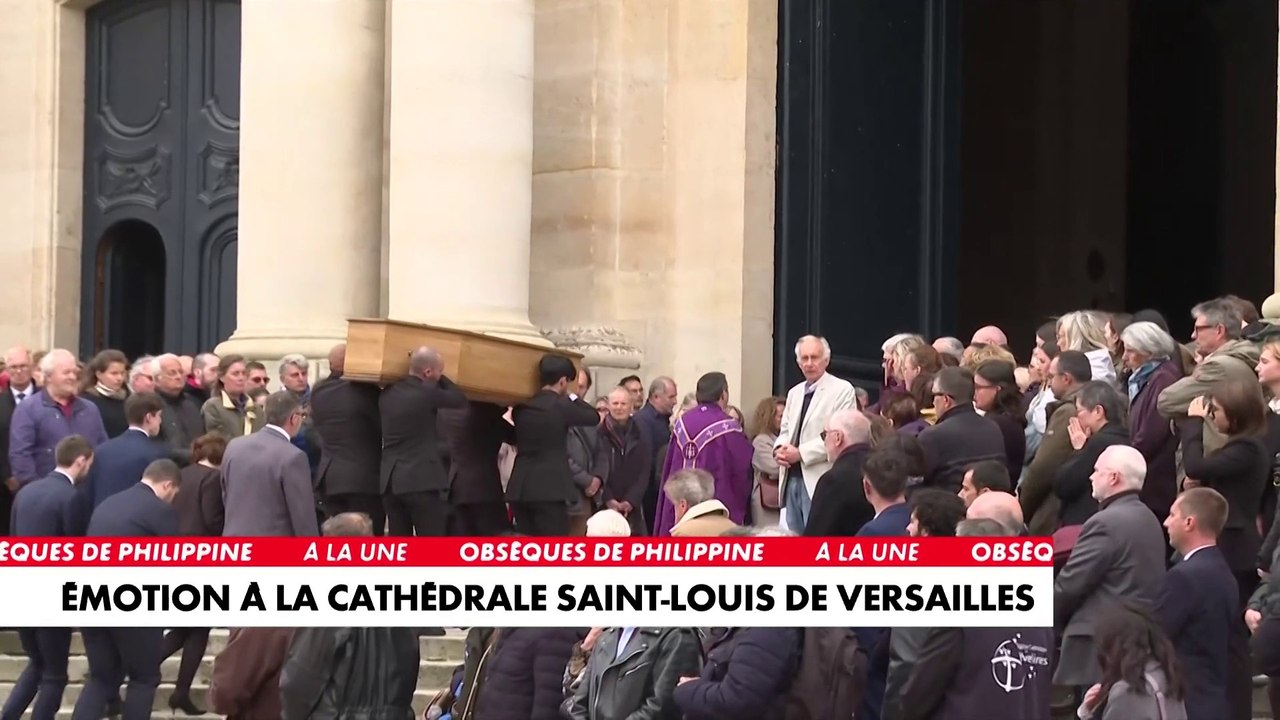 L'émotion à la cathédrale Saint-Louis de Versailles lors des obsèques de Philippine