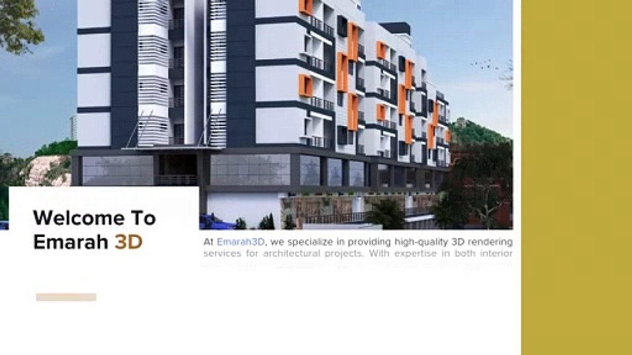 Architecture & 3D Visualization Studio | Emarah 3D
