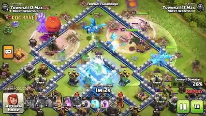 Top Farming Base TH12 with Link, Legend League, Hybrid Layout -  Clash of Clans (11)