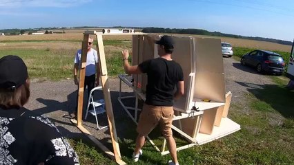 Steven Spielberg's DUEL film behind the scenes with miniatures. Truck crash climax alternate ending.