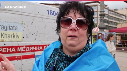 A Pisa l'ambulanza mitragliata nella regione ucraina di Kharkiv