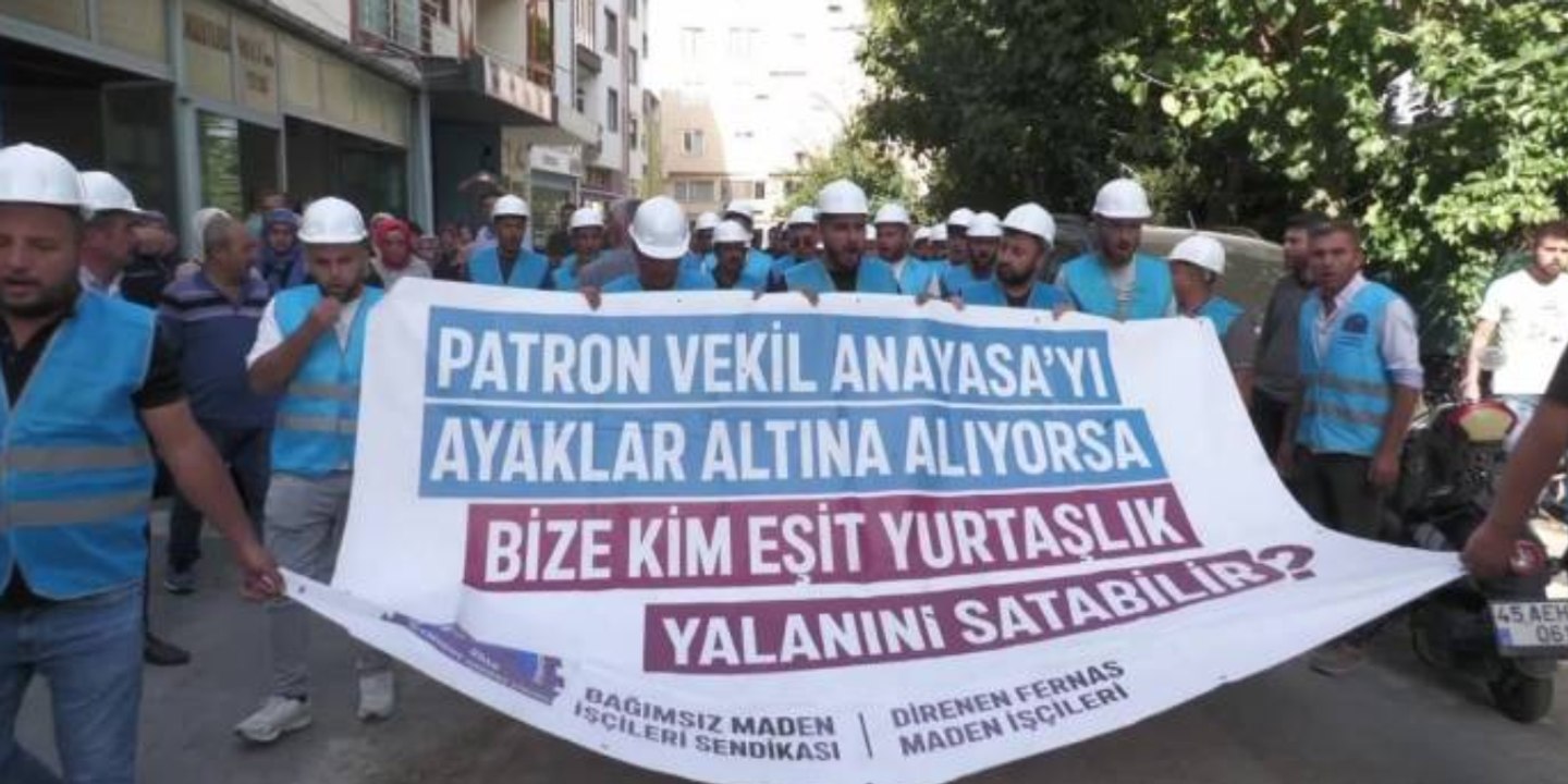 Fernas işçilerinin direnişi sürüyor: Yürüyüş üçüncü gününe