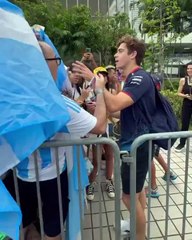 El íncreible apoyo  a Franco Colapinto de los fans