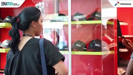 MotoGP Mandalika: Suasana Meriah di Bandara Lombok: Booth Pertamina Diserbu