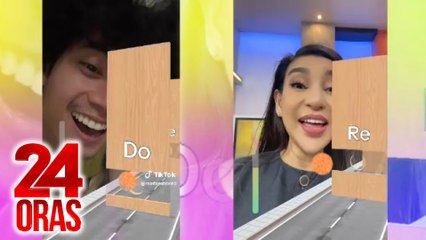 Ilang personalities, sumabak sa trending "Do Re Mi" challenge | 24 Oras