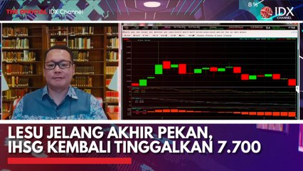 Lesu Jelang Akhir Pekan, IHSG Kembali Tinggalkan 7.700