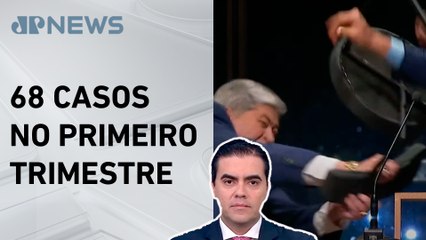 Brasil registra 455 atos de violência contra políticos; Vilela comenta