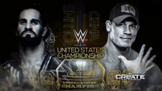 WWE Night Of Champions 2015 - John Cena vs Seth Rollins (WWE United States Championship)