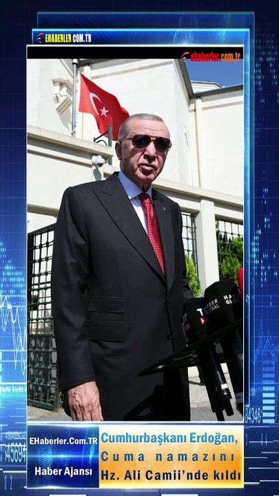 Cumhurbaşkanı Erdoğan, Cuma namazını Hz. Ali Camii’nde kıldı