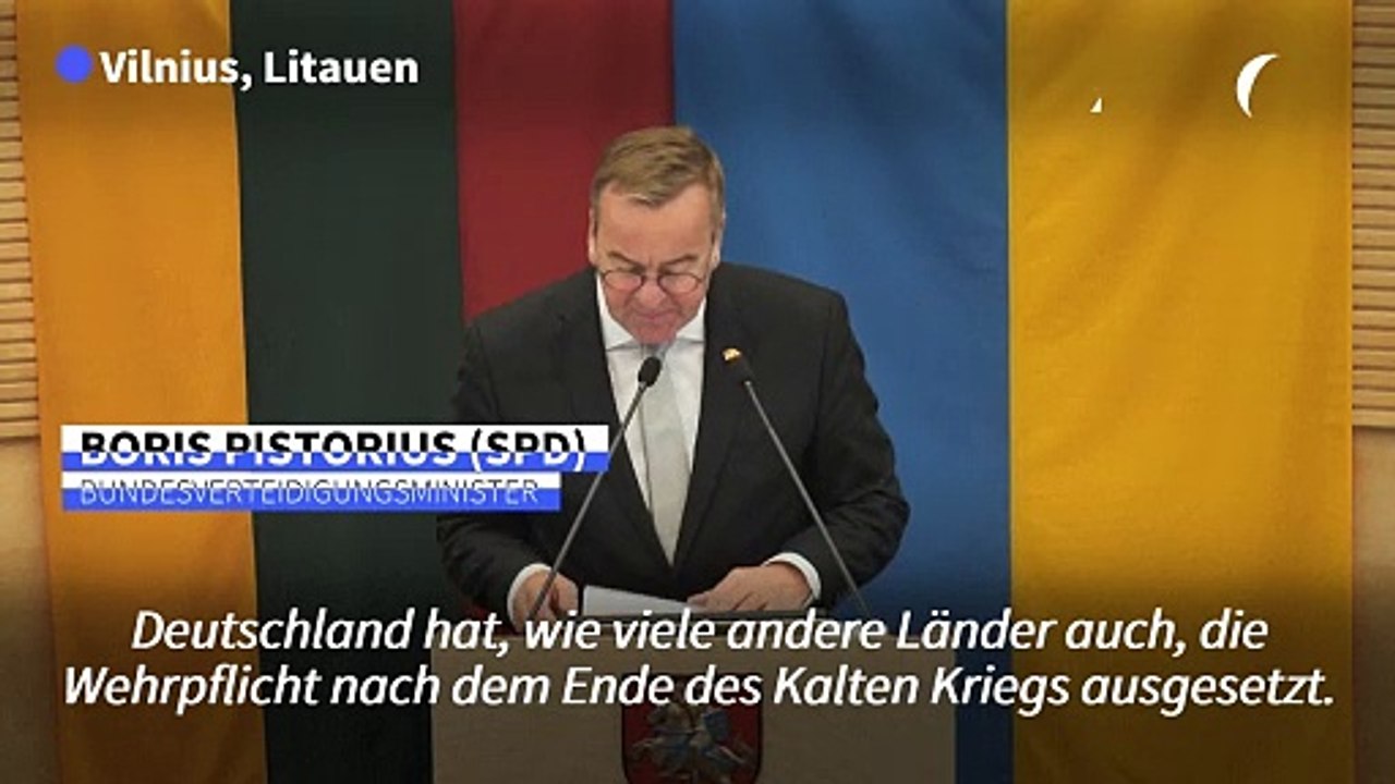 Pistorius: 'Aussetzen der Wehrpflicht war ein Fehler'